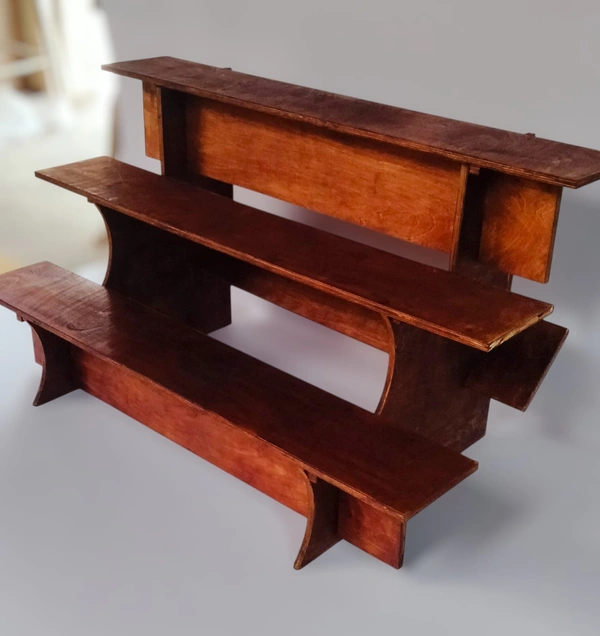 3 Step golu padi stand with 4 feet wide width