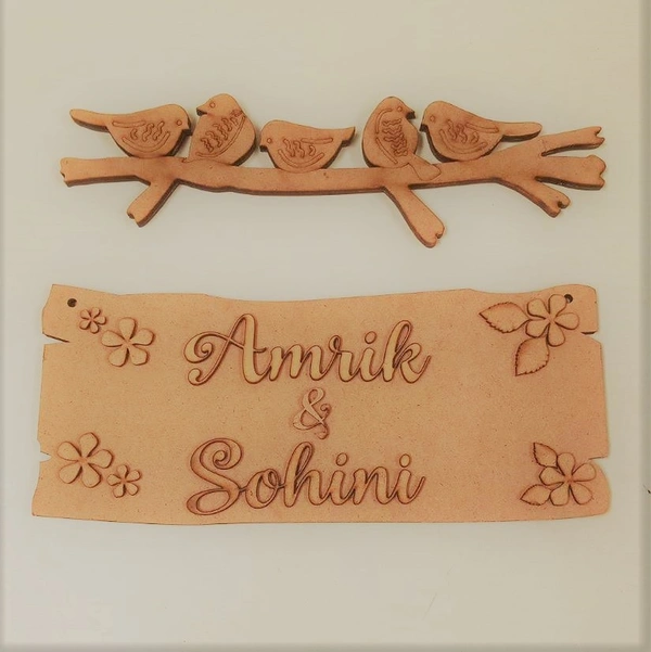 5 Birds name plate -1