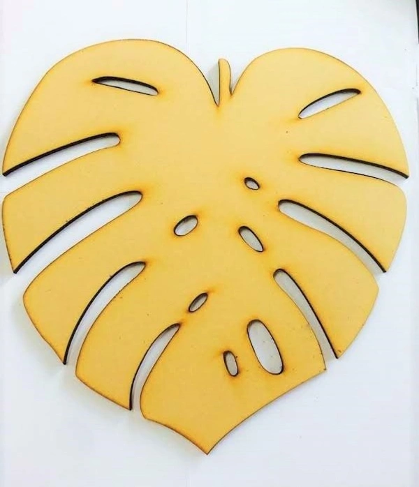 Monstera Leaf Coaster Set