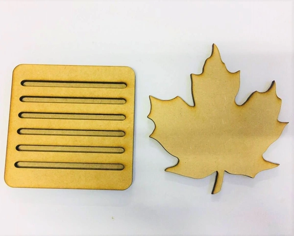 Maple Leaf Coasters set