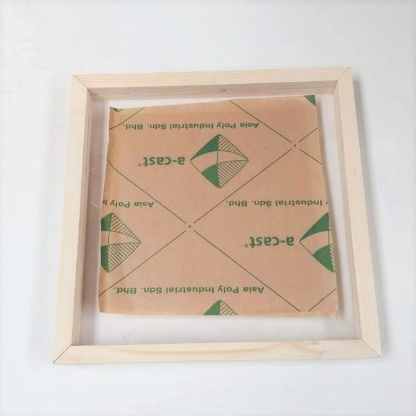 Wooden Floating frame with Acrylic Varamala Frame
