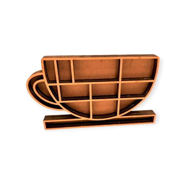 Cup Miniature Bookshelf