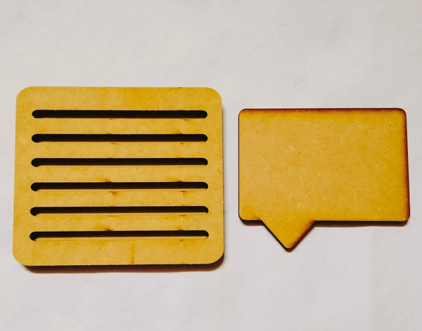 Label Style Coasters set