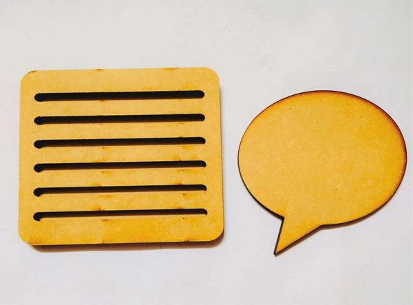 Label Style coaster set