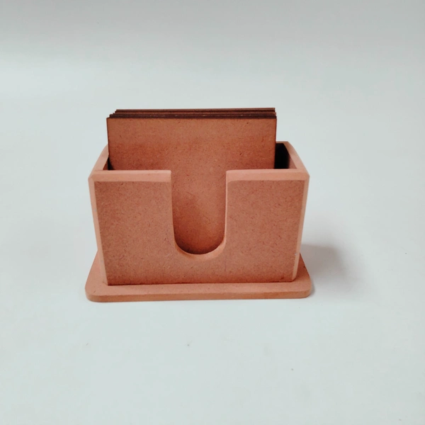Square coaster set with Box stand