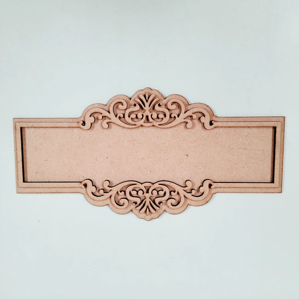 Double layer Border name board