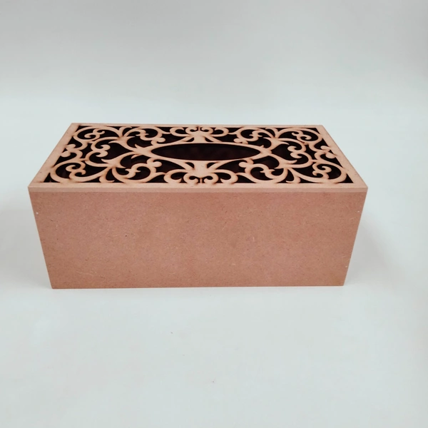 Cutwork Tissue Box with Florals