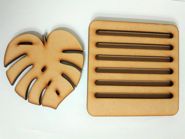 Monstera Leaf Coaster Set 1