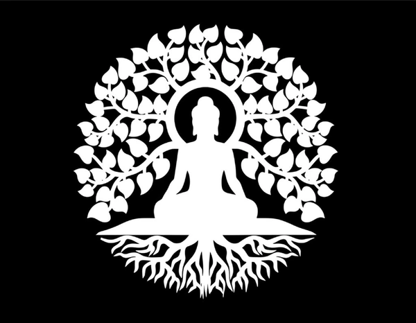 Acrylic Cutout Bhudha