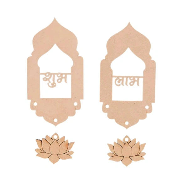 Shubh Labh Cutouts- 2 Pairs