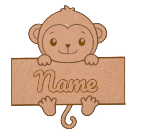 Monkey Double Layer Fridge Magnet