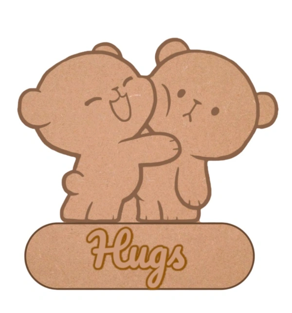 Teddy Double Layer Fridge Magnet 