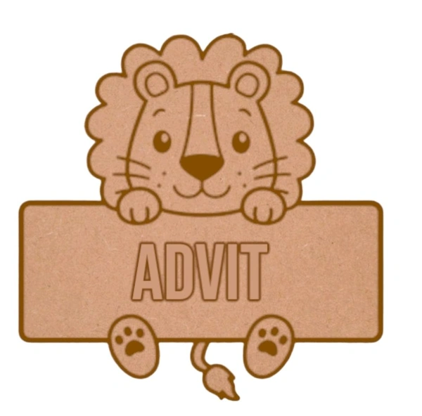 Tiger Double Layer Fridge Magnet 