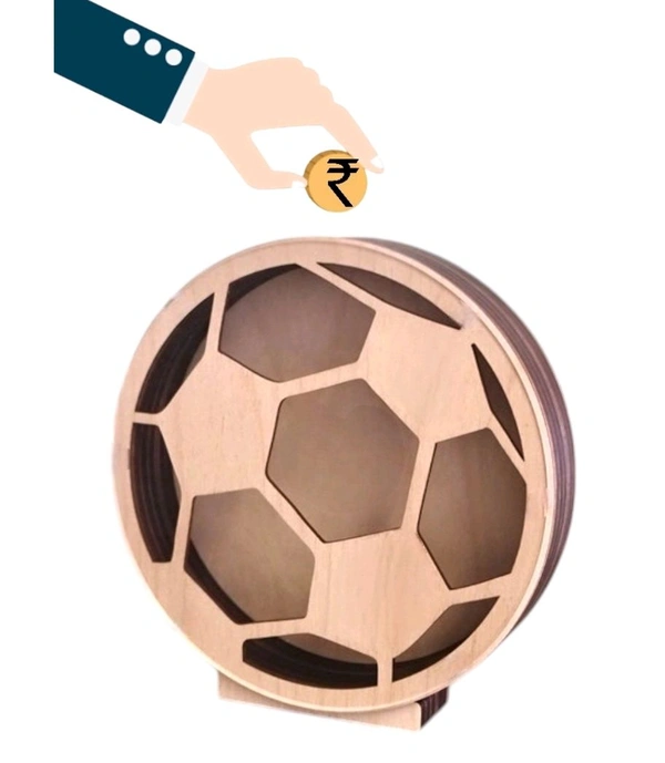 Self Standing Piggy Bank- Football