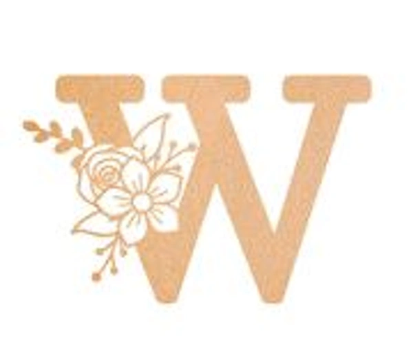 Floral Monogram W-Z