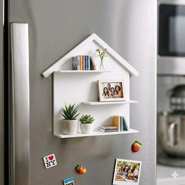 Acrylic Hut Miniature Fridge Magnet 