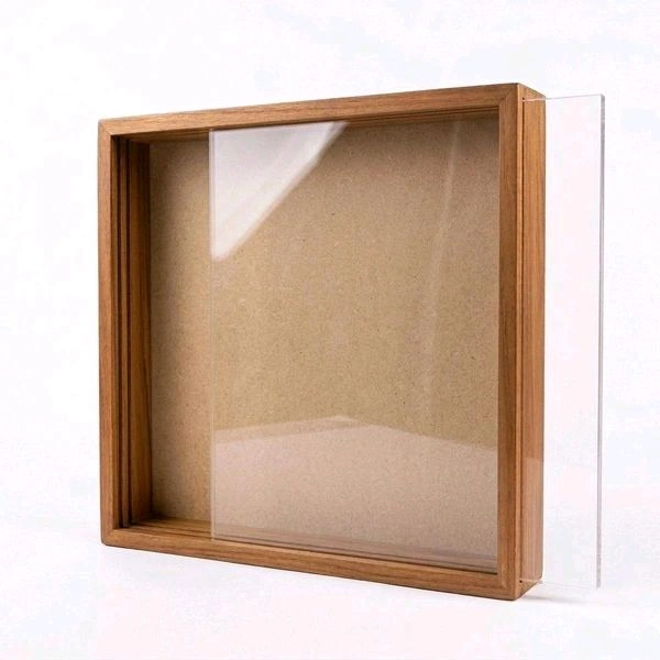 Teakwood Frame With Acrylic Front/ Teakwood Shadow Box