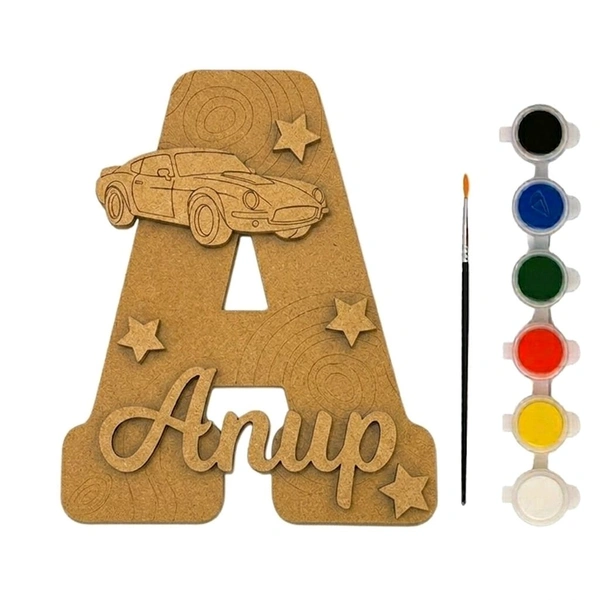Car Monogram Kids DIY Kits