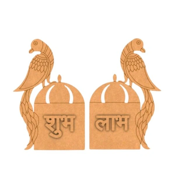 Premarked Peacock Shubh labh