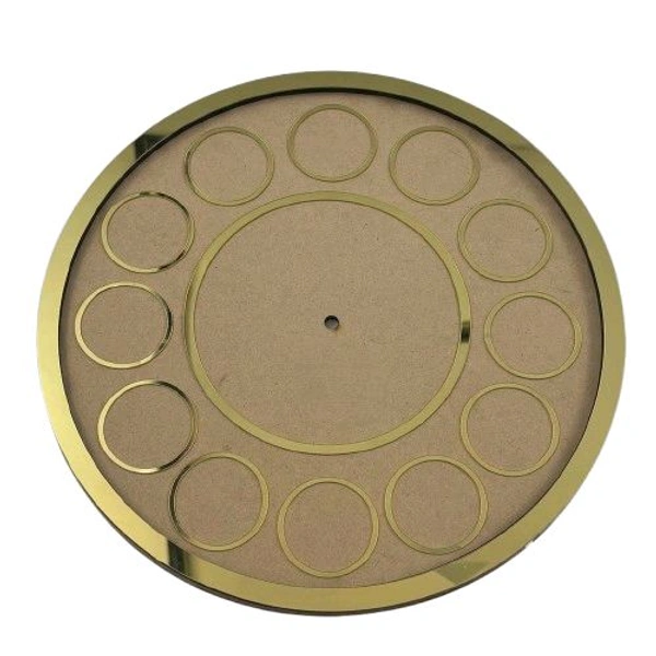 Baby Clock Base with Acrylic Cutouts