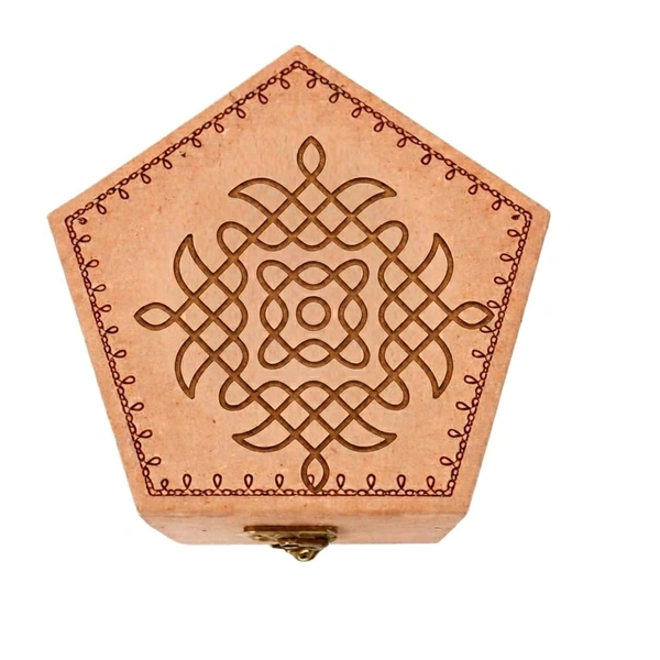 Pre-marked Kolam - Pentagon Box