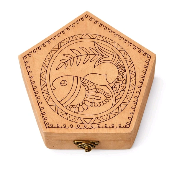 Pre-marked Fish - Pentagon Box