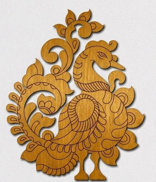 Peacock Motif Cutouts 