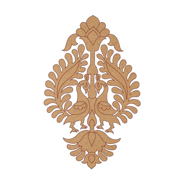 Peacock Motif Cutouts 