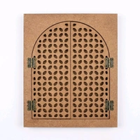 Shreenathji with Jharokha Window With Jali Door - 16 inches