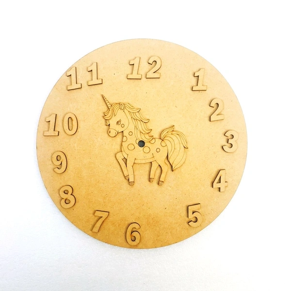 Kids Clock- Unicorn Theme