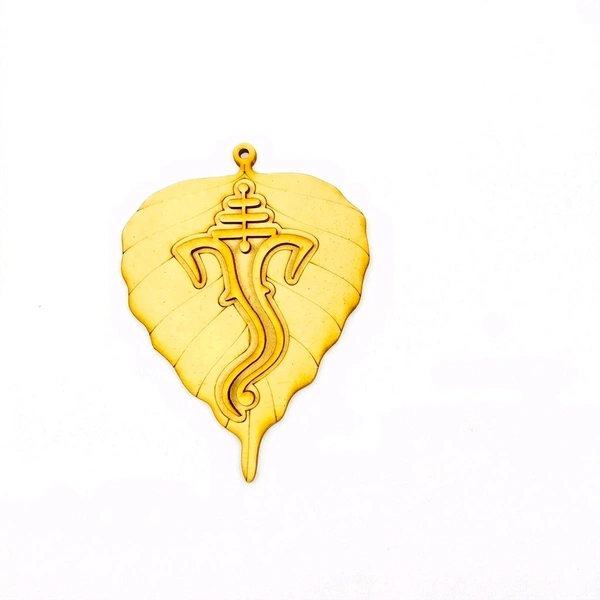 Leaf Ganesh -Fridge Magnet - 5