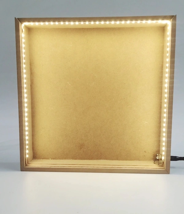 MDF LED Shadow Box Acrylic Lid