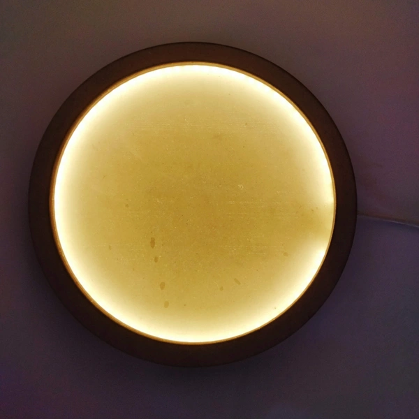 Round LED Shadow Box Moon Lamp For Resin