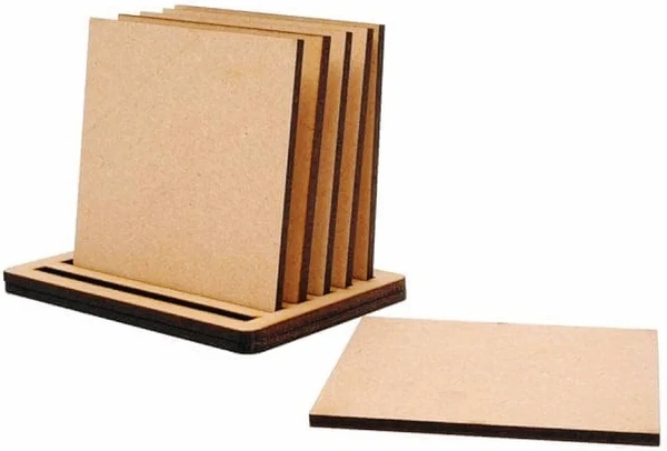 Square Coaster With Stand