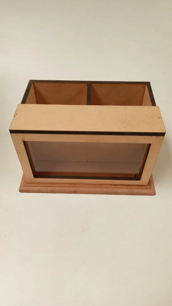 Shadow Box Pen Stand 2 Slots