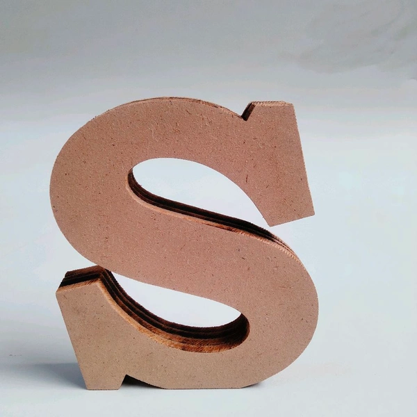 Self Standing Monogram Letter S