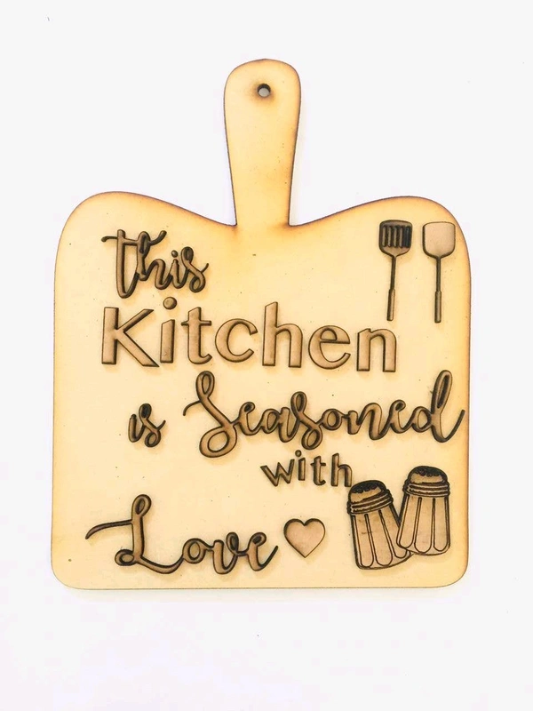 Chopping Board With Text 1
