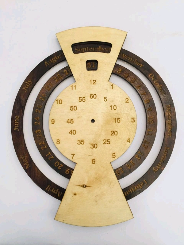 Perpetual Calender Cum Clock