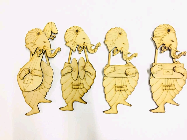 Ganesha With Music Instruments