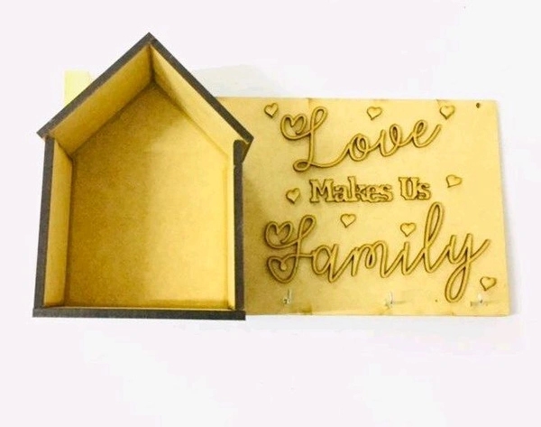 Hut Key Holder With Quote