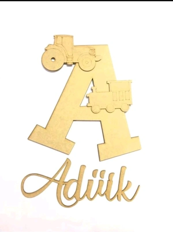 Monogram A With Train