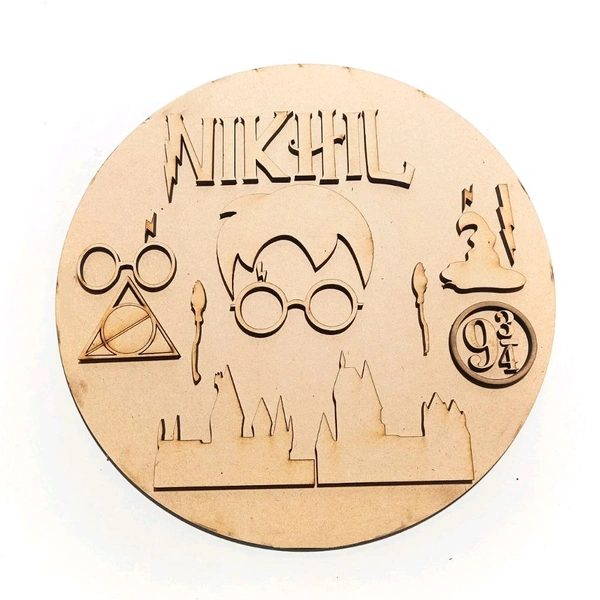 Harry Potter Theme Kids Name Board