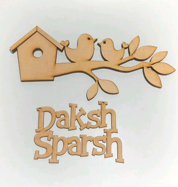 Bird Hanging Name Board 