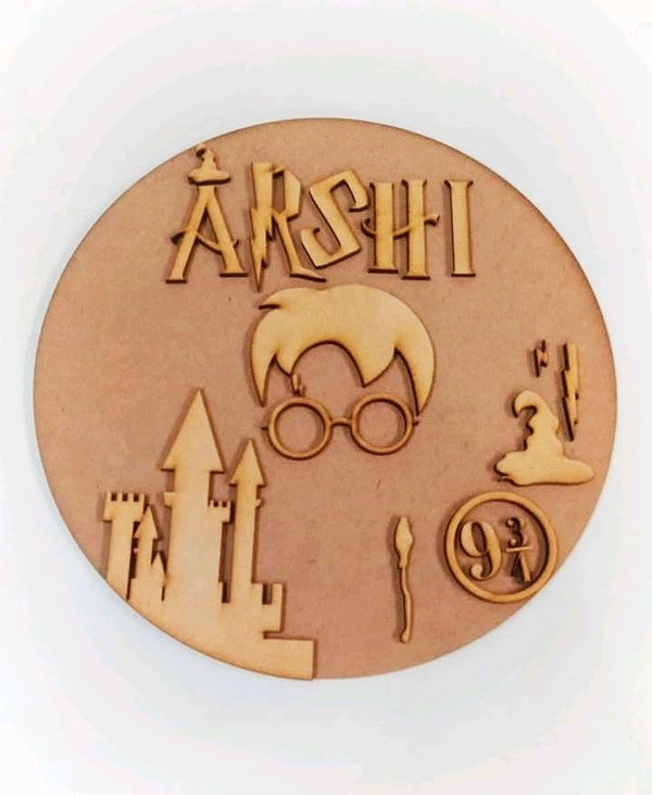 Harry Potter Theme Kids Name Board