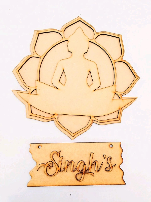 Buddha Hanging Name Board 