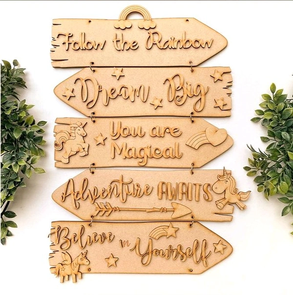 Sentiment Plank Wall Decor Adventure 