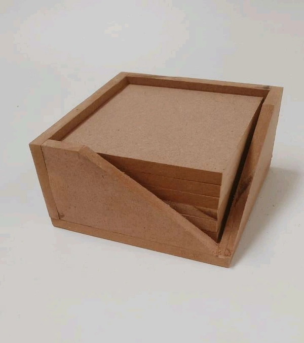 Square Coaster Set With Box