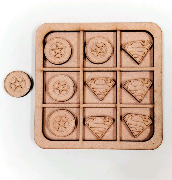 Tic Tac Toe Board Game Avenger Theme 
