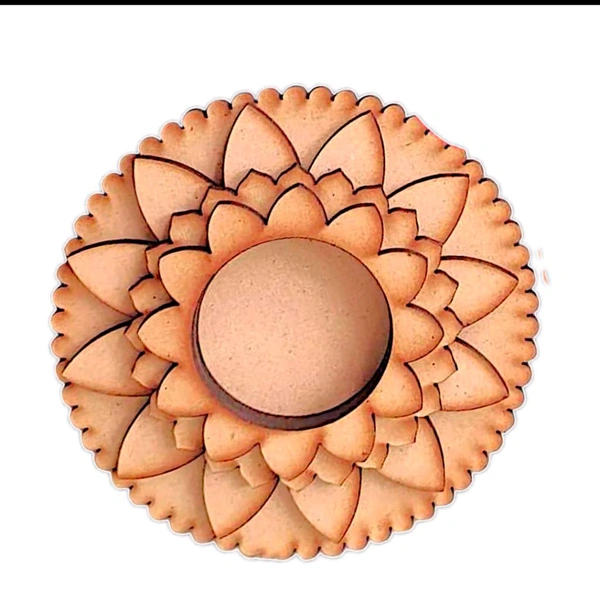 Multilayer Lotus Tea Light Holder 