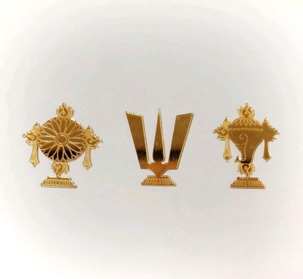 Shanku Namam Chakra Gold Acrylic 